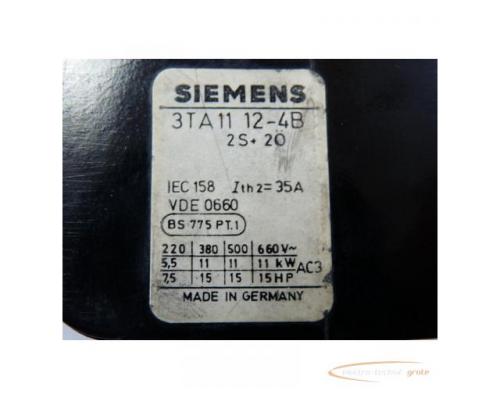 Siemens 3TA11 12-4B Schütz mit 24 V Spulenspannung - Bild 3