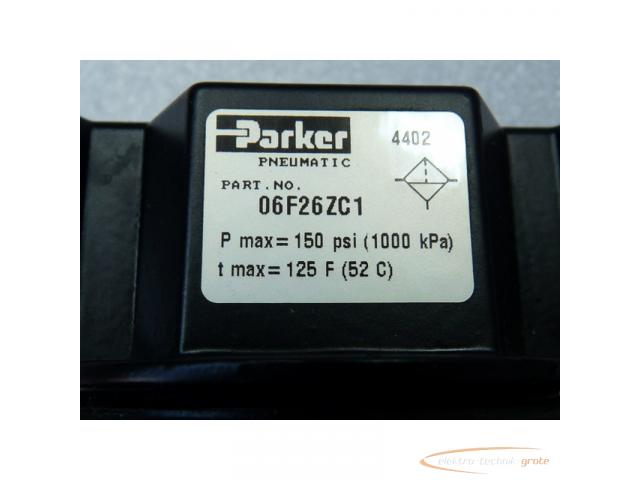 Parker 06F26ZC1 Air Line Filter Regulator 150 psi ungebraucht - 1