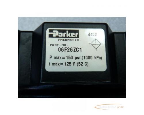 Parker 06F26ZC1 Air Line Filter Regulator 150 psi ungebraucht - Bild 1