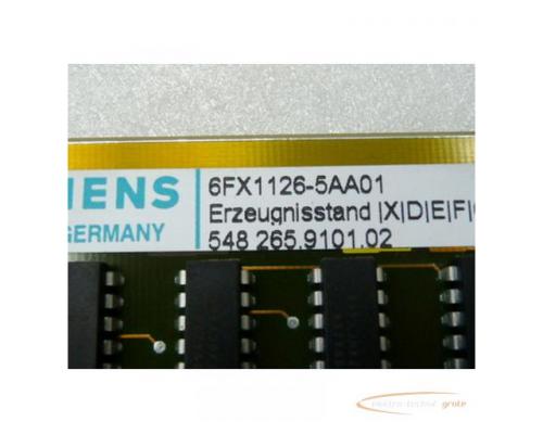 Siemens 6FX1126-5AA01 Anpassung ungebraucht - Bild 2