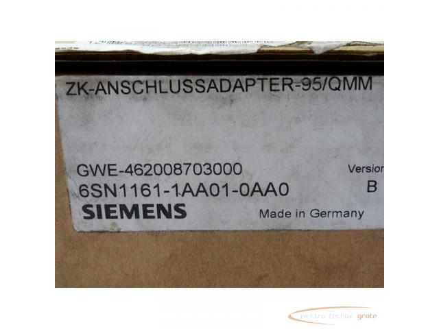 Siemens GWE-462008703000 ZK-Anschlußadapter 95 QMM für 6SN1161-1AA01-0AA0 ungebraucht in geöffneter - 2