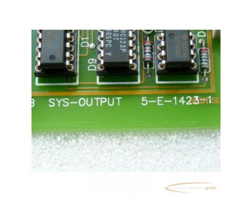 EAST 5-E-1423-1 SYS-output Regelkarte aus KUKA Roboter - Bild 2