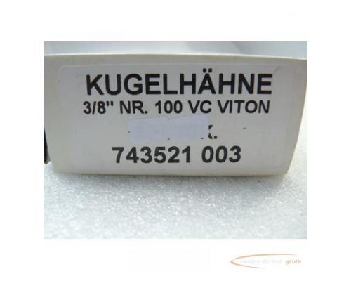 3 / 8 " Kugelhahn Nr 100 VC Viton 743521 003 ungebraucht - Bild 1