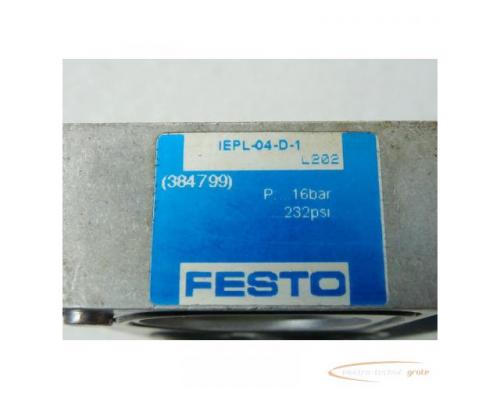 Festo IEPL-04-D-1 Endplatte 16 bar 232 psi für Ventilinsel IMP4-04-1-D-1 - Bild 2