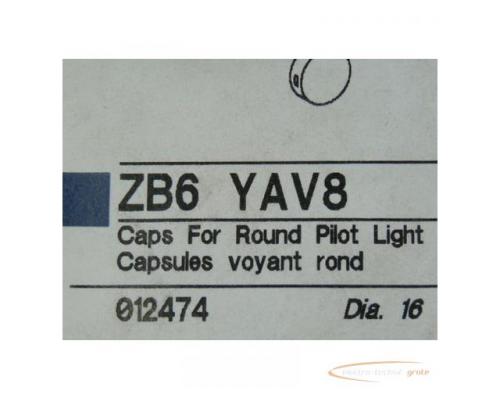 Telemecanique ZB6 YAV8 Kappen für runde Leuchtmelder orange VPE = 9 Stck - Bild 2