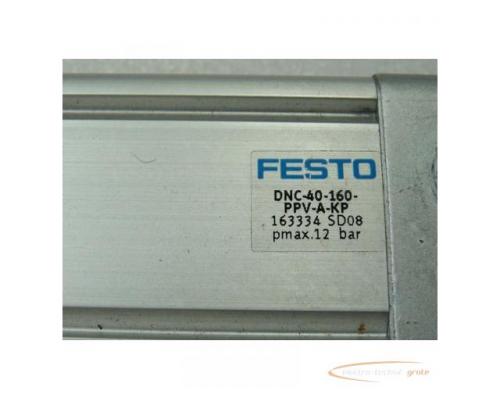 Festo DNC-40-160-PPV-A-KP / 163334 Pneumatikzylinder Normzylinder p max 12 bar - Bild 2
