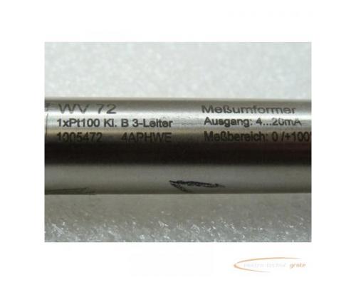 TMG WV 72 Meßumformer 1005472 4APHWE Kl . B 3 - Leiter Ausgang 4 - 20 mA Meßbereich 0 / + 100 °C - Bild 2