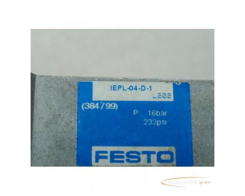 Festo IEPL-04-D-1 Endplatte 16 bar für Pneumatik Ventilinsel IMP4-04-3-D-1 - Bild 2