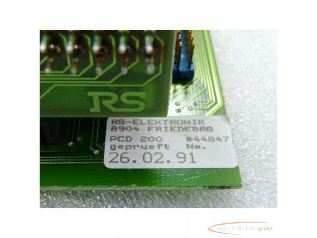 RS Elektronik PCD 200 44847 CPU Karte - 3