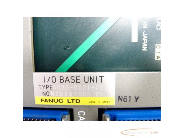 Fanuc A03B-0801-C009 I/O Base Unit - 3