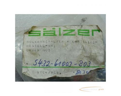 Sälzer S 432 Nockenschalter S432-61003-B03 mit Blende und Knebelschalter Schaltstufen 0 - 1 ungebrau - Bild 1