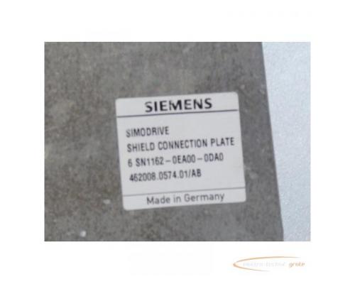 Siemens 6SN1162-0EA00-0DA0 Schirmanschlußblech Shield Connection Plate für interne Entwärmung Modulb - Bild 1