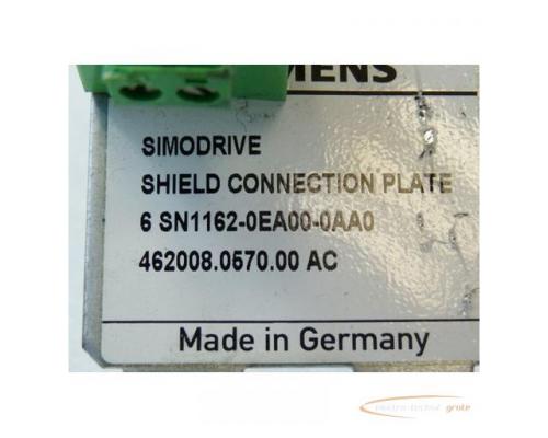 Siemens 6SN1162-0EA00-0AA0 Simodrive Schirmanschlußblech Shield Connection Plate für interne Entwärm - Bild 2