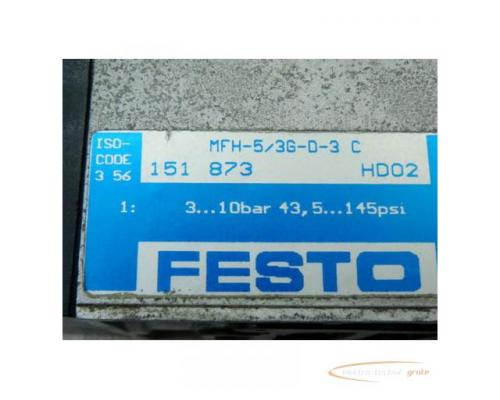 Festo MFH-5/3G-D-3 C Pneumatik Magnetventil mit MSFG-24/42-50/60 Magnetspulen 24 V DC / AC 50 - 60 H - Bild 2
