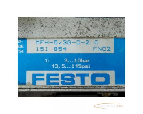 Festo MFH-5/3G-D-2 C Pneumatik Magnetventil mit MSFG-24/42-50/60 Magnetspulen 24 V DC / AC 50 - 60 H - Bild 2