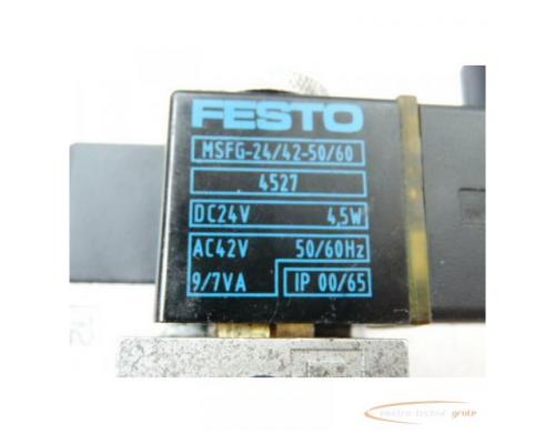 Festo MFH-5/3G-D-2 C Pneumatik Magnetventil mit MSFG-24/42-50/60 Magnetspulen 24 V DC / AC 50 - 60 H - Bild 3