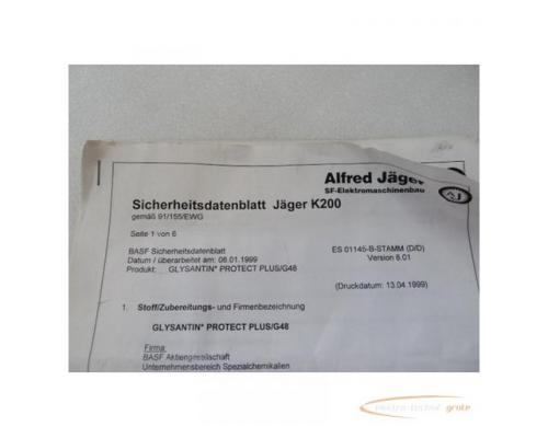 Jäger KS4-16/50 Schnellfrequenz - Spindel Bedienungsanleitung und Sicherheitsdatenblatt Stand 1999 - Bild 2