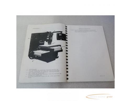 Wadkin Colne CNC Oberfräsen Programm CC2000 Dokumentation Betriebsanleitung Stand 1983 - Bild 3