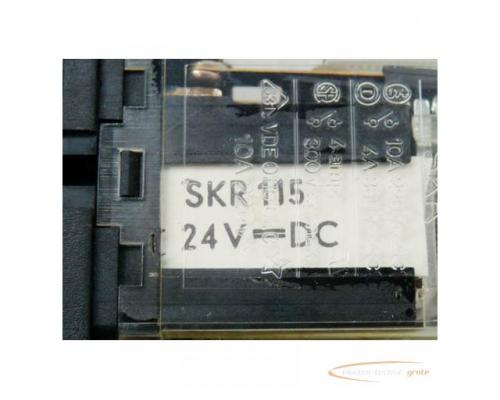 Elesta SKR 115 Industrierelais 24 V = DC auf Relaissockel schwarz - Bild 2
