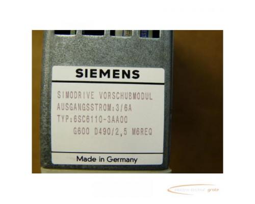 Siemens 6SC6110-3AA00 Vorschubmodul - ungebraucht! - - Bild 3