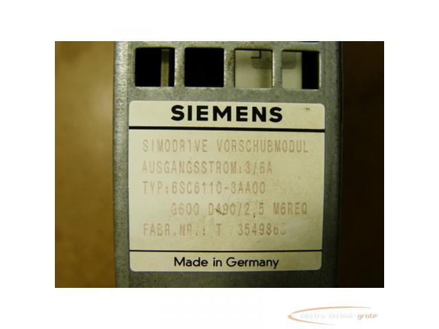 Siemens 6SC6110-3AA00 Vorschubmodul - ungebraucht! - - 3