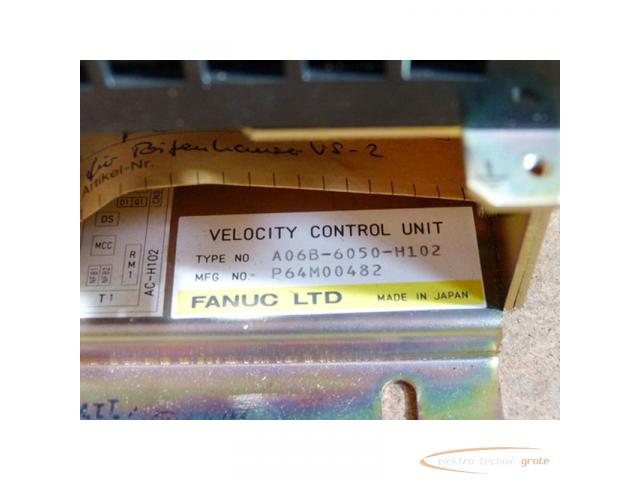 Fanuc A06B-6050-H102 Velocity Control Unit - ungebraucht! - - 3