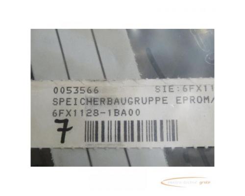 Siemens 6FX1128-1BA00 Sinumerik Speicherbaugruppe Vers C - ungebraucht - in geöffneter OVP - Bild 2