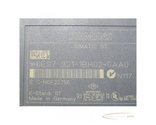 Siemens 6ES7 321-1BH02-0AA0 Simatic S7 Digitaleingabe E Stand 01 - ungebraucht - - Bild 2