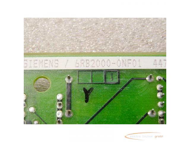 Siemens 6RB2000-0NF01 Simodrive Regulator Board - ungebraucht - - 2