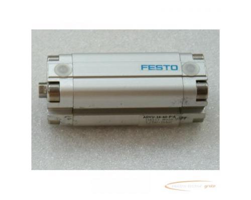 Festo ADVU-16-40-P-A Pneumatik Kompaktzylinder Artikel Nr 156513 - ungebraucht - - Bild 1