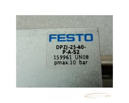 Festo DPZJ-25-40-P-A-S2 Pneumatik Doppel Kolbenzylinder Artikel Nr 159961 max 10 bar - ungebraucht - - Bild 2