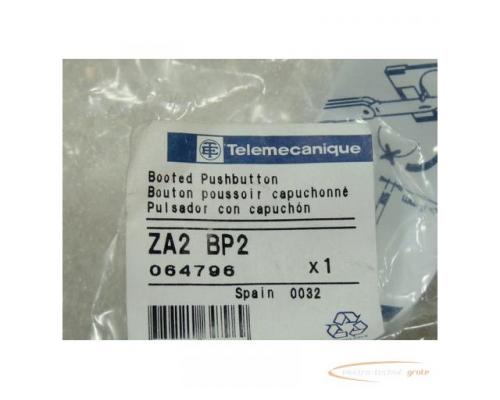 Telemecanique ZA2 BP2 Drucktaster schwarz Booted Pushbutton - ungebraucht - in OVP - Bild 2