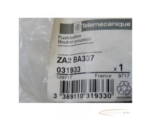 Telemecanique ZA2 BA337 Drucktaster Einbaudrucktaster grün " III " - ungebraucht - in geöffneter OVP - Bild 2