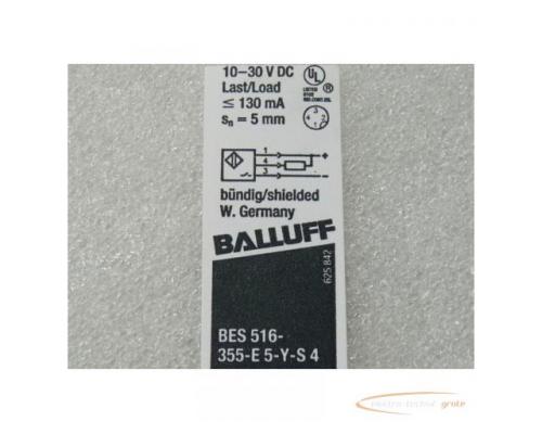 Balluff BES 516-355-E5-Y-S 4 Induktiver Sensor Sn = 5 mm 10 - 40 VDC - ungebraucht - - Bild 1