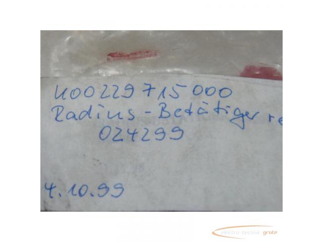 Euchner 024299 Radius Betätiger rechts - ungebraucht - in OVP - 2
