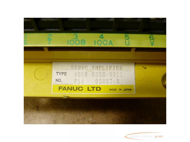 Fanuc A06B-6058-H011 Servo Amplifier - 4