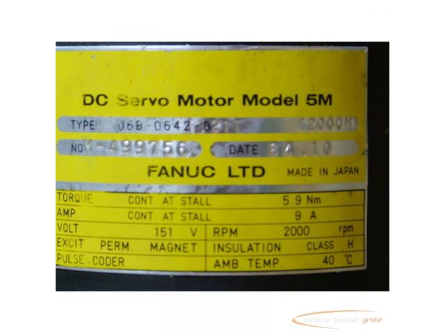 Fanuc A06B-0642-B211 DC Servo Motor - 3