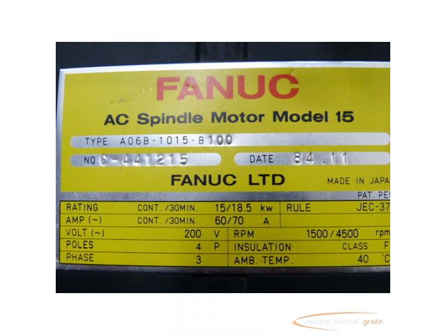 Fanuc A06B-1015-B100 AC Spindle Motor Model 15 - ungebraucht! - - 4