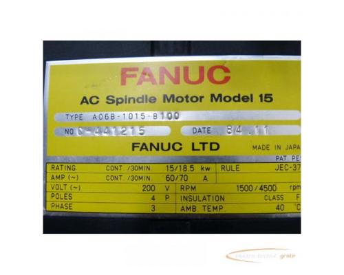 Fanuc A06B-1015-B100 AC Spindle Motor Model 15 - ungebraucht! - - Bild 4