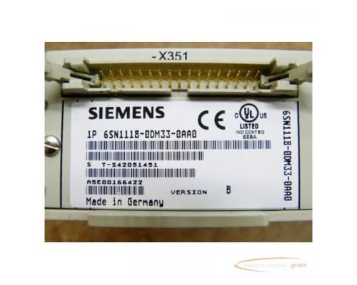 Siemens 6SN1118-0DM33-0AA0 Regelkarte SN: S T-S42051451 - Bild 3