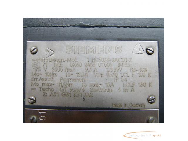 Siemens 1HU3076-0AC01-Z DC-Servomotor - 4