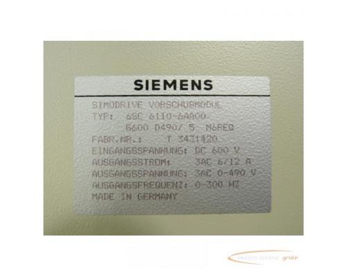 Siemens 6SC6110-6AA00 Vorschubmodul - Bild 3