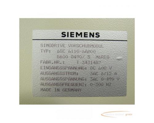 Siemens 6SC6110-6AA00 Vorschubmodul - ungebraucht! - - Bild 3