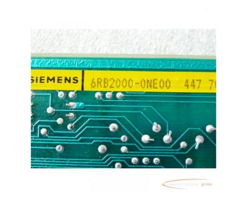 Siemens 6RB2000-0NE00 Simodrive Regelung - ungebraucht - - Bild 2