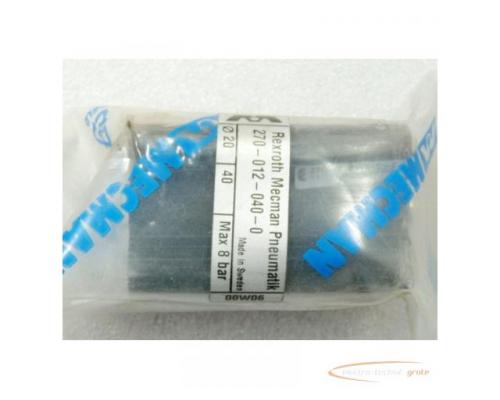 Rexroth Mecman 270-012-040-0 Pneumatikzylinder Durchmesser 20 max 8 bar - ungebraucht - in OVP - Bild 3