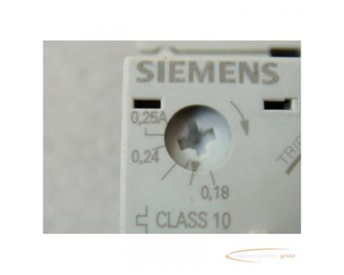 Siemens 3RV1421-0CA10 Sirius Leistungsschalter max 0 , 25 A - Bild 3