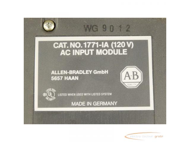 Allen Bradley 1771-IA 120V AC Input Module - 2