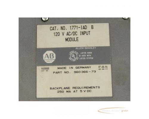 Allen Bradley 1771-IAD B 120V AC / DC Input Module - Bild 2