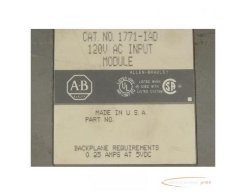 Allen Bradley 1771-IAD 120V AC Input Module - Bild 2