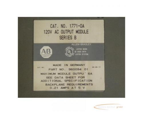 Allen Bradley 1771-OA 120V AC Output Module Series B - Bild 2